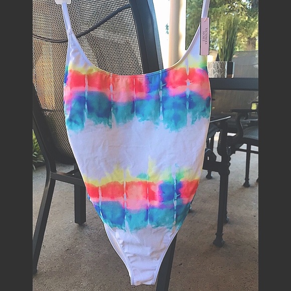 ๐๐ฅHOST PICK PINK/CUTE&SEXY TIE DYE&OPEN BACK SEE PICS WITH GOLD PINK BOTTOM - Picture 11 of 13
